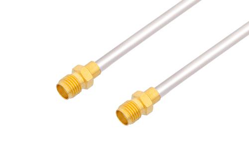 SMA Female to SMA Female Cable Using Tinned RG402 Coax