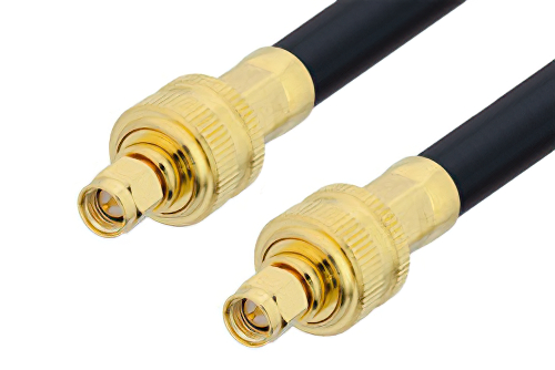 SMA Male to SMA Male Cable 12 Inch Length Using LMR-400-DB Coax