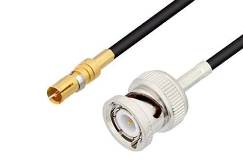 D-Sub Receptacle to BNC Male Cable Using LMR-100 Coax
