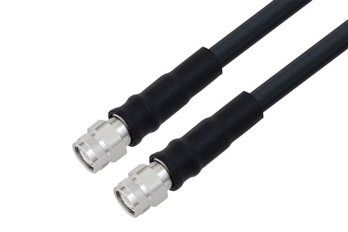 TNC Male to TNC Male Low Loss Cable Using PE-C400 Coax