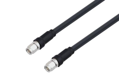 SMA Male to SMA Male Cable Using LMR-240-UF Coax , LF Solder