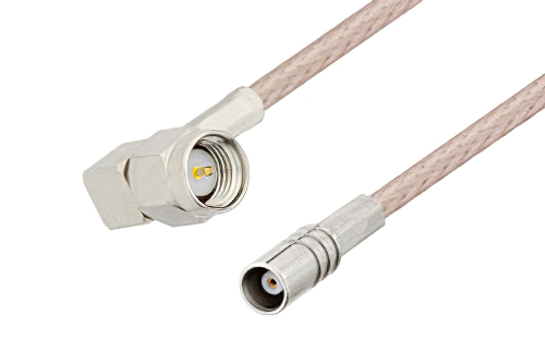 SMA Male Right Angle to MCX Jack Cable 150 cm Length Using RG316 Coax