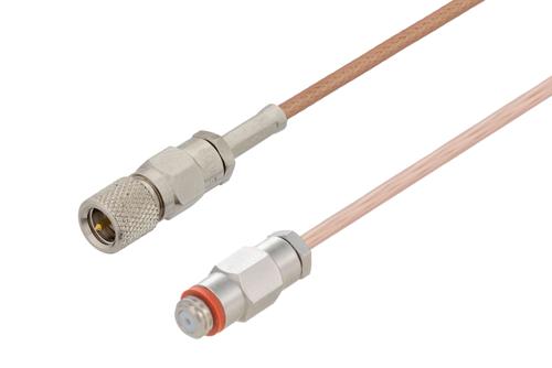 10-32 Male to 10-32 Female Cable Using RG178 Coax