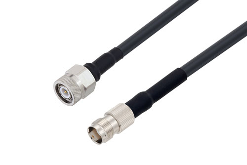 TNC Male to TNC Female Low Loss Cable Using LMR-240 Coax