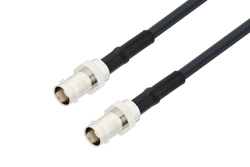 BNC Female to BNC Female Low Loss Cable Using LMR-195 Coax with HeatShrink