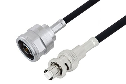 N Male to SHV Plug Cable Using RG223 Coax