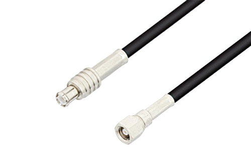 SMC Plug to MCX Plug Low Loss Cable 36 Inch Length Using LMR-100 Coax