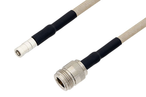 SMB Plug to N Female Cable 48 Inch Length Using RG141 Coax