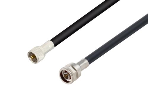 USA-CA LMR240 Coaxial Cable – PL259 UHF Male To N Male RF Pigtail For Antennas & Radios
