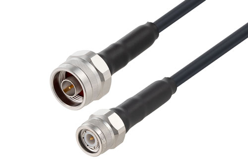 TNC Male to N Male Low Loss Cable Using LMR-240 Coax
