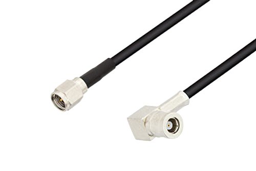 SMA Male to SMB Plug Right Angle Cable Using RG174 Coax
