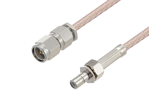 SMA Male to SMB Jack Cable 60 Inch Length Using RG316-DS Coax