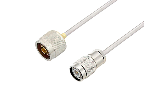 N Male to TNC Male Cable 36 Inch Length Using PE-SR402AL Coax