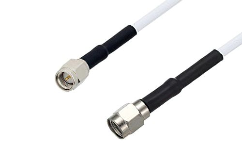 SMA Male to Reverse Polarity SMA Male Cable 50 cm Length Using RG188-DS Coax with HeatShrink