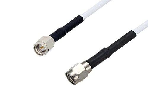 SMA Male to Reverse Polarity SMA Male Cable Using RG188-DS Coax with HeatShrink