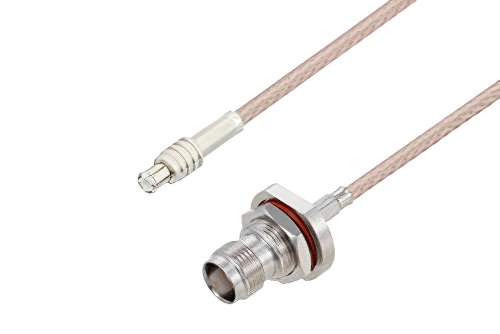 MCX Plug to TNC Female Bulkhead Cable Using RG316 Coax