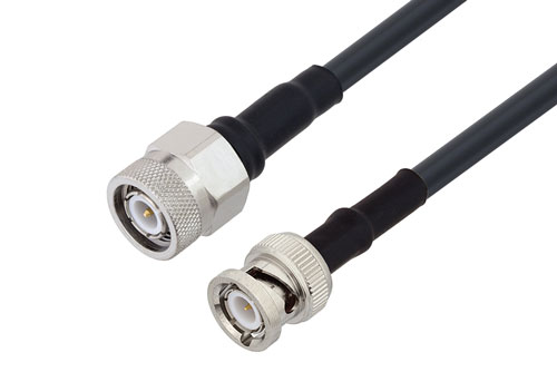 TNC Male to BNC Male Low Loss Cable Using LMR-195 Coax