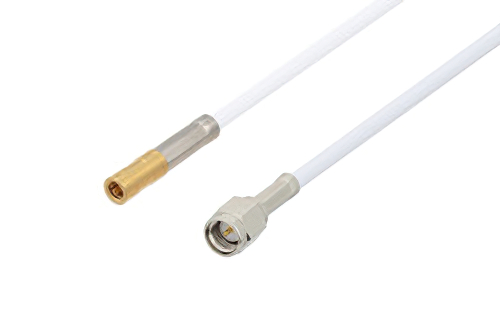 SSMB Plug to SMA Male Cable 48 Inch Length Using RG188-DS Coax