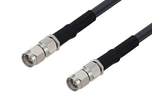 SMA Male to SMA Male Cable Using LMR-195 Coax with HeatShrink