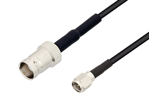 BNC Female to SMA Male Cable Using RG174 Coax