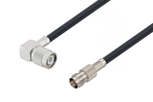 TNC Male Right Angle to TNC Female Cable Using LMR-240 Coax