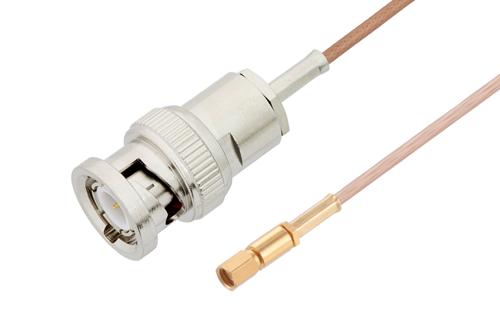 SSMC Plug to BNC Male Cable Using RG178 Coax