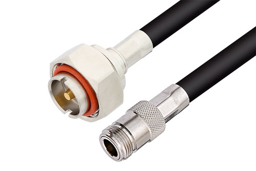 7/16 DIN Male to N Female Cable Using RG8 Coax