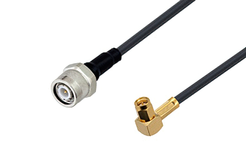 TNC Male to SMA Male Right Angle Cable 50 cm Length Using LMR-200 Coax