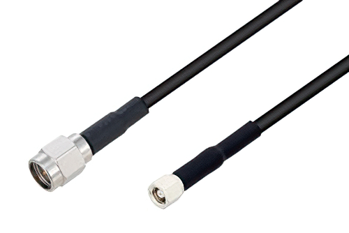 SMA Male to SMC Plug Cable Using RG174 Coax