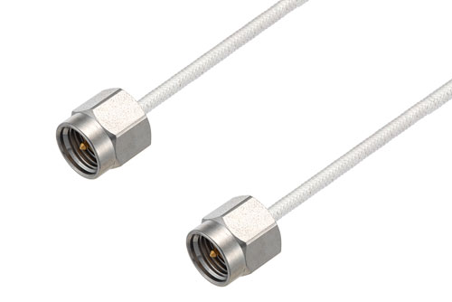 SMA Male to SMA Male Cable Using PE-SR405FL Coax