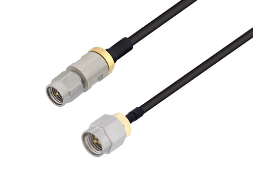 3.5mm Male to SMA Male Cable Using PE-SR402FLJ Coax