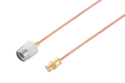 SSMA Male to SMP Female Cable Using PE-047SR Coax