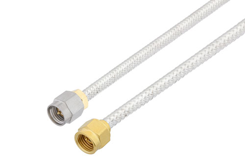 2.92mm Male to SMA Male Cable Using PE-SR402FL Coax