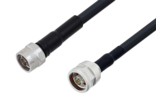 N Male to N Male Cable 24 Inch Using LMR-400-UF Coax