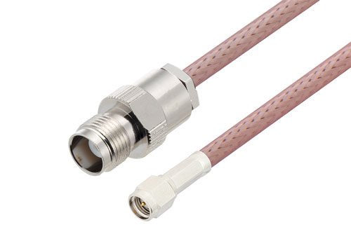 TNC Female to SMA Male Cable Using RG142 Coax