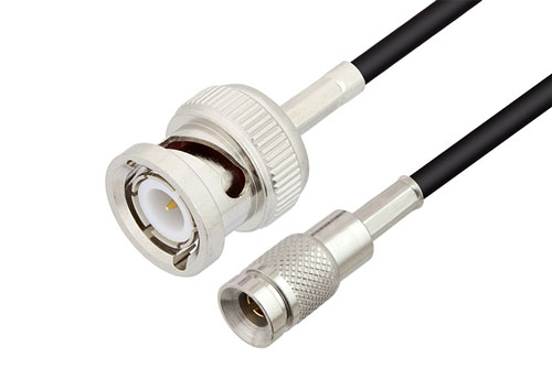 BNC Male to 1.0/2.3 Plug Low Loss Cable Using LMR-100 Coax