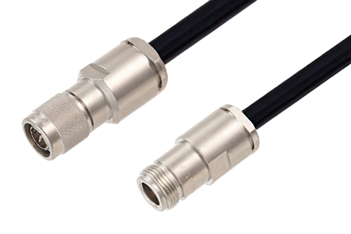 75 Ohm TNC Male to 75 Ohm N Female Cable Using 75 Ohm RG6 Coax