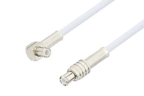 MCX Plug Right Angle to MCX Plug Cable Using RG188-DS Coax