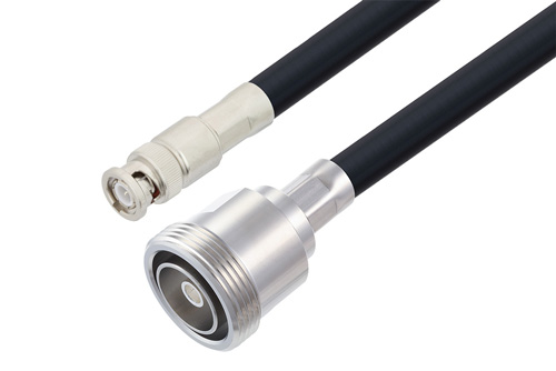 BNC Male to 7/16 DIN Female Cable Using LMR-400-UF Coax
