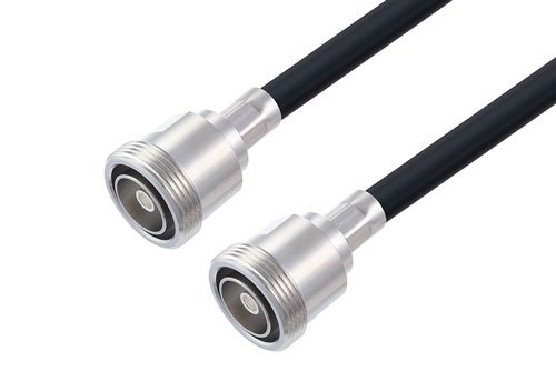 7/16 DIN Female to 7/16 DIN Female Low Loss Cable Using LMR-400-UF Coax