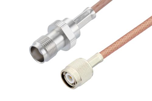 TNC Female to TNC Male Low Loss Cable Using PE-P195 Coax