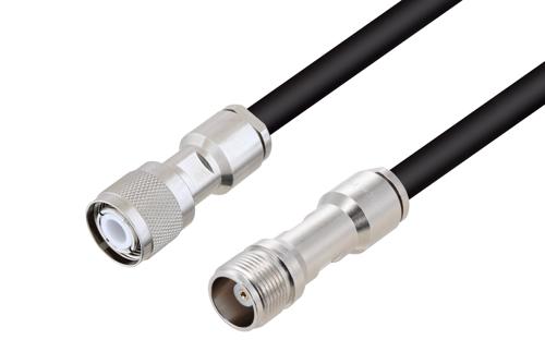 HN Male to HN Female Cable Using RG214 Coax