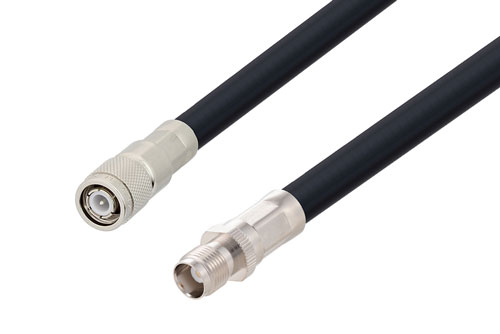 TNC Male to TNC Female Low Loss Cable Using LMR-400 Coax