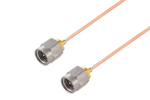 2.92mm Male to 2.92mm Male Cable Using PE-047SR Coax