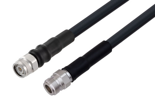 TNC Male to N Female Low Loss Cable Using LMR-400 Coax