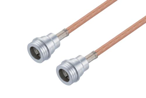 QN Male to QN Male Cable Using RG142 Coax