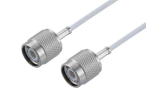 TNC Male to TNC Male Cable Using RG188 Coax, LF Solder