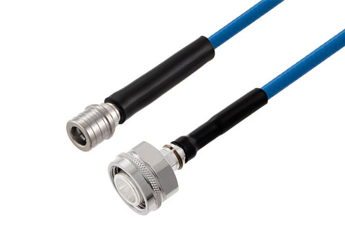 2.2-5 Male to QMA Male Low PIM Cable 60 Inch Length Using TFT-5G-402 Coax With Times Microwave Parts