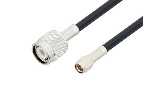 TNC Male to SMA Male Low Loss Cable Using LMR-195-UF Coax