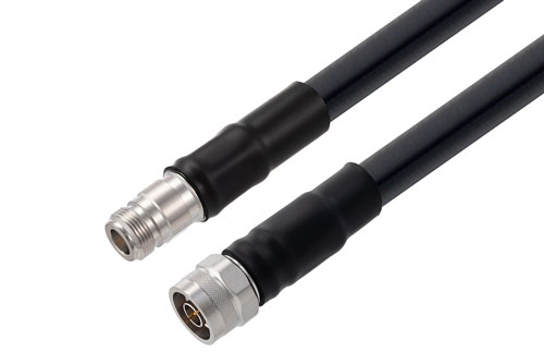 N Male to N Female Low Loss Cable Using LMR-600-UF Coax With Times ...